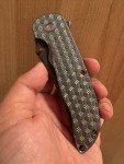 Grimsmo Norseman Knife #4861 Ice Blue Titanium