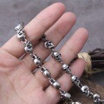 Men's Heavy Stainless Steel Skull Necklace