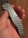 Grimsmo Norseman Knife #4861 Ice Blue Titanium