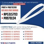 Viking Refrigerator Freezer Door Seal Gasket