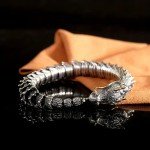 Vintage Dragon Viking Stainless Steel Cuff Bracelet