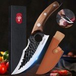 Viking Chef Knife & Meat Cleaver with Sheath
