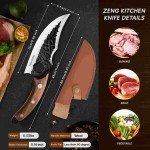 Viking Chef Knife & Meat Cleaver with Sheath