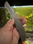 Grimsmo Norseman Stonewashed Titanium Foldable Knife