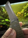 Grimsmo Norseman Stonewashed Titanium Foldable Knife