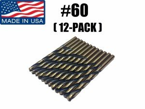 12-Pack Norseman Viking Super Premium Jobber Bits