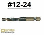 Norseman 12-24 Combo Drill & Tap Set