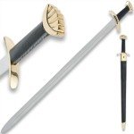 Norseman Viking Long Sword with Leather Scabbard