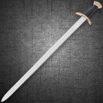 Norseman Viking Long Sword with Leather Scabbard