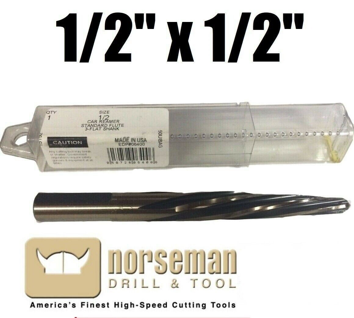Norseman Viking 1/2" Car Reamer - USA Made