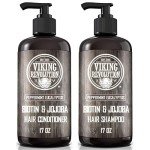 Viking Revolution Men's Biotin Shampoo and Conditioner Set