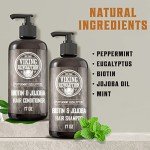Viking Revolution Men's Biotin Shampoo and Conditioner Set