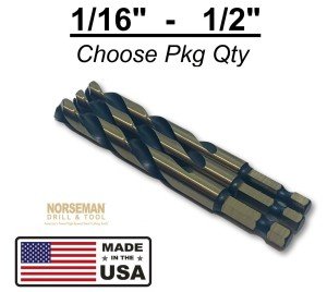 Norseman Viking 1/4" Hex Shank Quick Release Bit