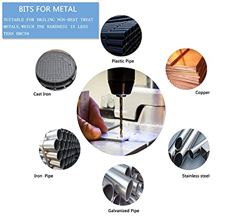 DelitonGude HSS M35 Cobalt Twist Drill Bits