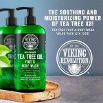 Viking Revolution Men's Tea Tree Body Wash Set
