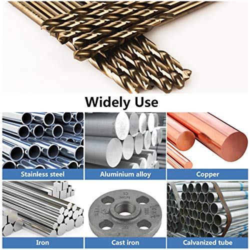 Cobalt Drill Bits Set - Norseman's Toughest Drills