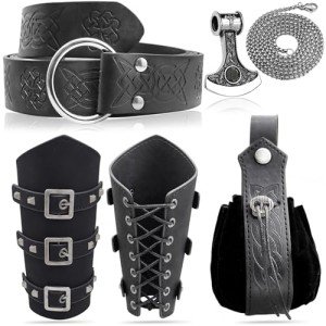5-Piece Viking Knight Armor Set for LARP or Costume