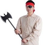 Viking-Style Battle Axe Prop for Cosplay Events