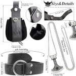 5-Piece Viking Knight Armor Set for LARP or Costume