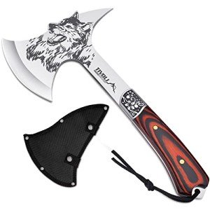TIVOLI Outdoor Hand Axe for Camping and Survival