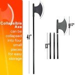Skeleteen Viking Warrior Costume with Battle Axe