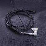Viking Valknut Axe Wrap Bracelet with Helm of Awe