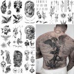 Norseman-Inspired Geometric Full Sleeve Tattoos for Men