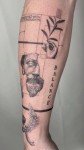 Norseman-Inspired Geometric Full Sleeve Tattoos for Men
