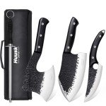Norseman 4-Piece Butcher Knife Set - Viking Style