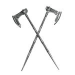 Retro Viking Hair Sticks for Women - 2 Pack