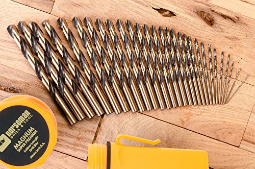 Norseman 29-Piece Orange & Gold Split Point Drill Set