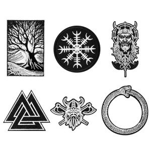 6 Viking Iron-On Patches – Norseman Designs
