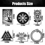 6 Viking Iron-On Patches – Norseman Designs