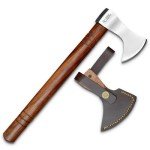 Lightweight Viking Throwing Axe with Sheath