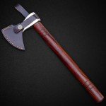 Lightweight Viking Throwing Axe with Sheath