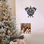 Nordic Wall Decor – Viking Metal Art Set