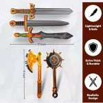 5 Pack Foam Swords and Weapons Toy Set