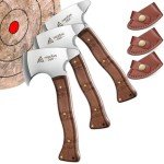 Viking Throwing Axes Set with Leather Sheath