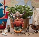 Viking Gnome Statue with Axe - Nordic Decor