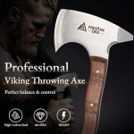 Viking Throwing Axes Set with Leather Sheath