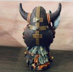 Viking Gnome Statue with Axe - Nordic Decor