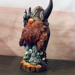 Viking Gnome Statue with Axe - Nordic Decor