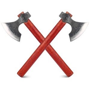 Viking-Style Throwing Axe Set with Beech Handle
