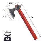 Viking-Style Throwing Axe Set with Beech Handle