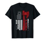 Viking Axe Flag T-Shirt - Til Valhalla Design