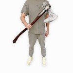 36.5" Fantasy Viking Foam Axe for Cosplay
