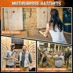 Norseman Double-Sided Throwing Axe Set - 2 Pack