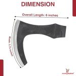 Bearded Axe Head - Hand-Forged Viking Hatchet