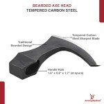 Bearded Axe Head - Hand-Forged Viking Hatchet