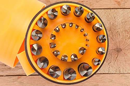 Norseman 29-Piece Orange & Gold Split Point Drill Set